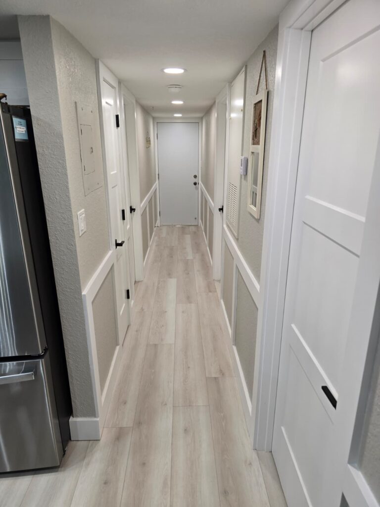 Panoramic Intracoastal waterway view from Unit 107 balcony